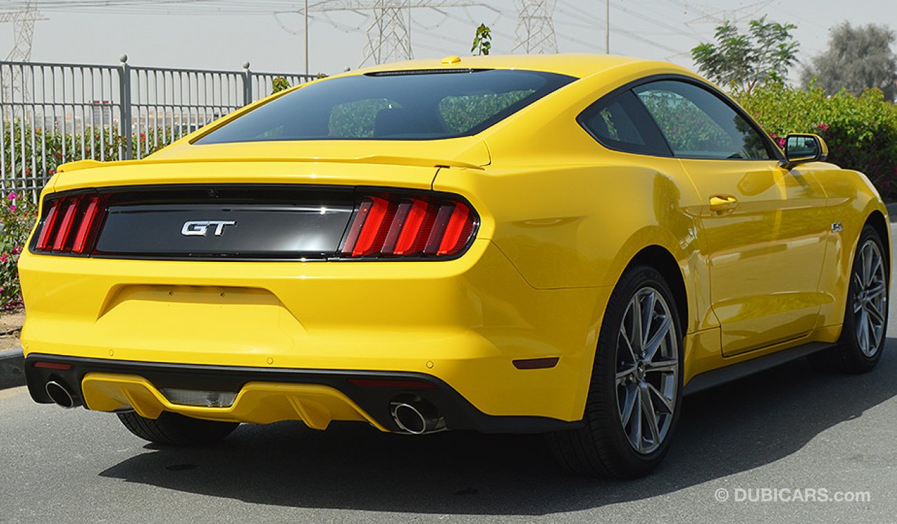 Ford Mustang GT Premium+, 5.0L V8 GCC, 435hp, 0km w/ 3Years or 100K km Warranty and 60K km Service at AL TAYER