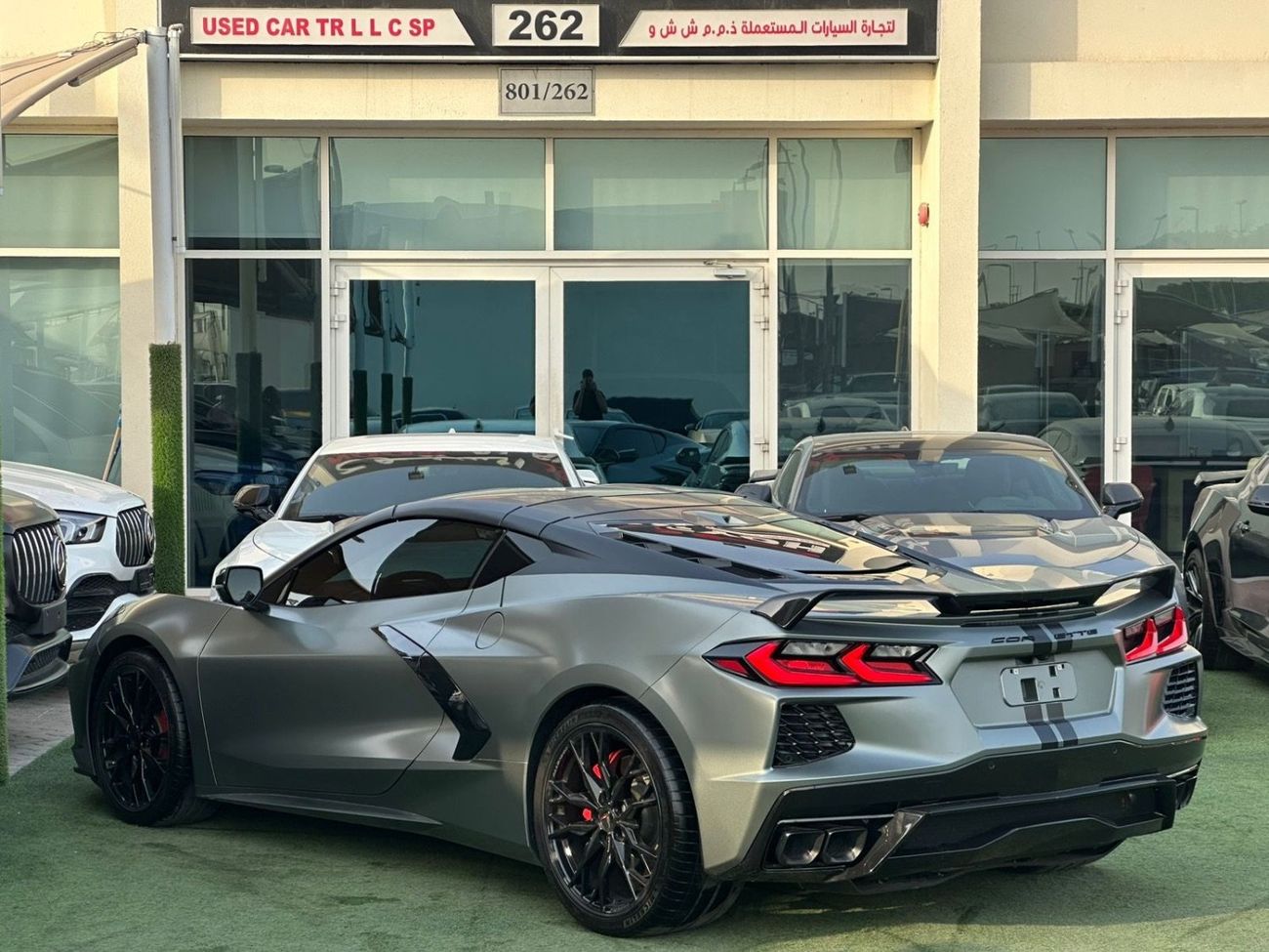 شيفروليه كورفت ‎شفروليه كورفت C8 3LT خليجي 2023 ‎تشييكات الوكالة (تحت الضمان) ‎طلبية خاصة ‎سيتات كومبتشن ‎صبغ وكالة