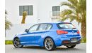 BMW 125i i MKit Full Option with Agency Warranty and Service Contract! - AED 2,135 Per Month! - 0% DP