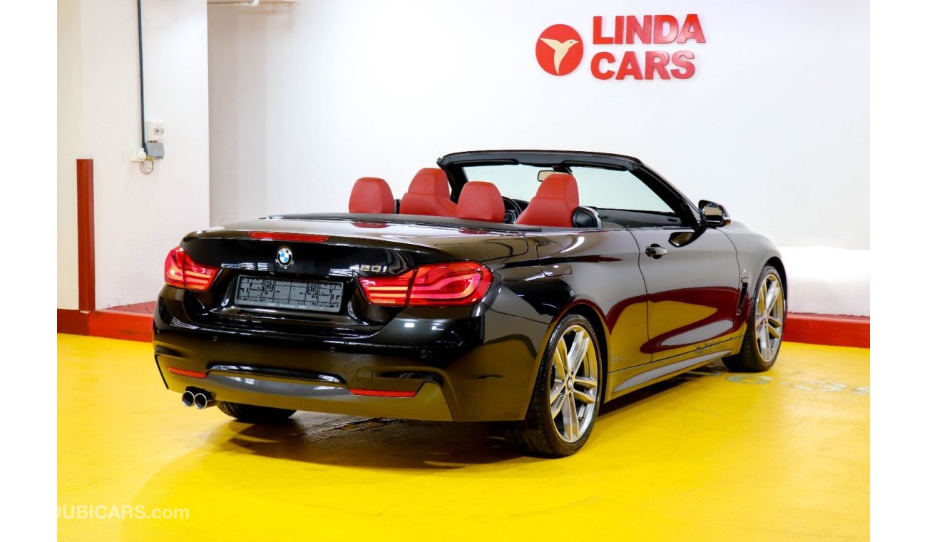 بي أم دبليو 420 BMW 420i M-Kit Convertible 2018 GCC under Agency Warranty with Flexible Down-Payment.