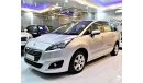 Peugeot 5008 VERY LOW MILEAGE ONLY 50,000KM Peugeot 5008 2015 Model!! in Silver Color! GCC Specs