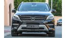 Mercedes-Benz ML 350 2013 GCC under Warranty with Zero Down-Payment.