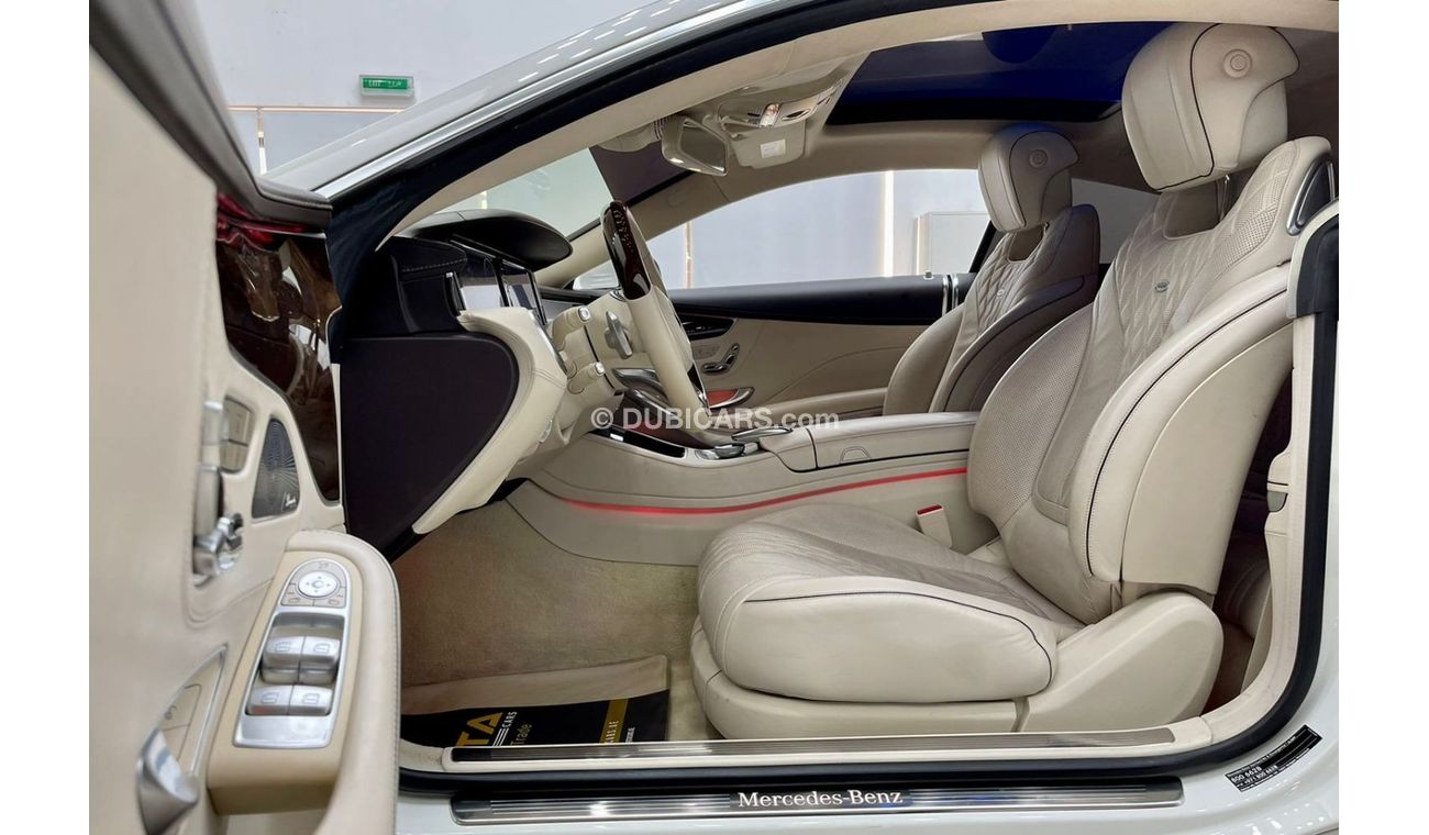 Mercedes-Benz S 500 Coupe 2016 Mercedes S500 4MATIC, Mercedes Service History, Warranty, GCC