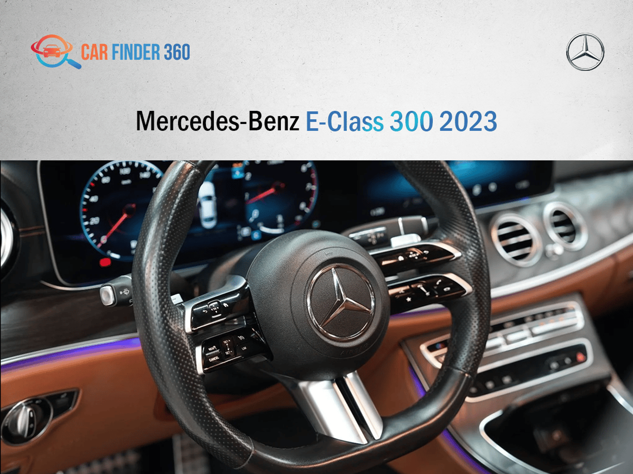 Mercedes-Benz E300 Mercedes-Benz E-Class 300 2023