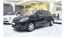 بيجو 208 EXCELLENT DEAL for our Peugeot 208 1.6L ( 2019 Model ) in Blue Color GCC Specs