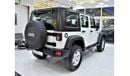 Jeep Wrangler EXCELLENT DEAL for our Jeep Wrangler Unlimited Sport ( 2016 Model ) in White Color GCC Specs