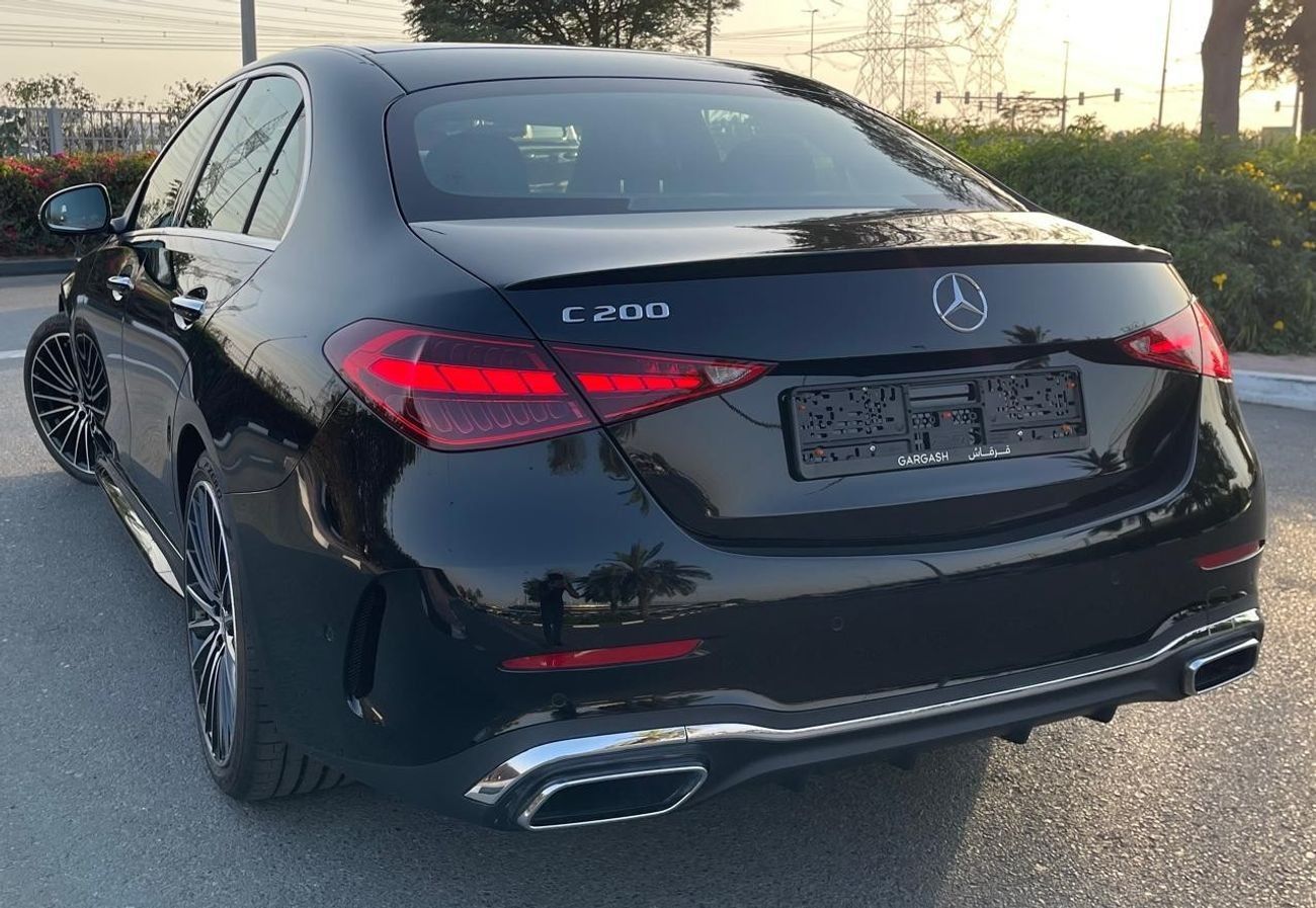 مرسيدس بنز C 200 AMG Premium Plus 5 y warranty 2025 GCC