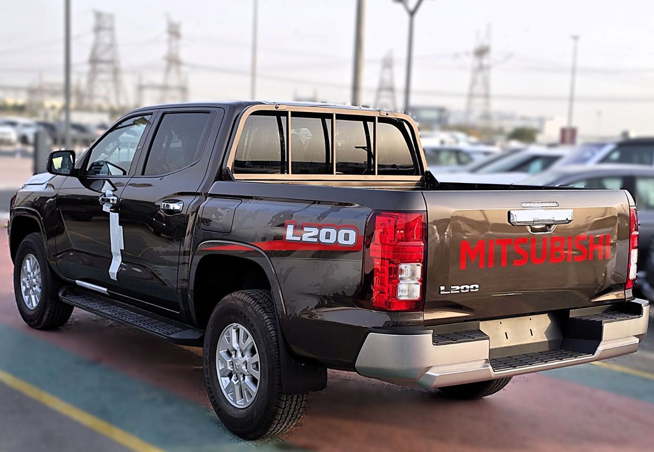 Mitsubishi L200 GL 2.4L (128 HP) Double Cab Utility L200 Pickup 4WD GL Petrol DC 5M/T - 2.4L 2025 Model Brown Color