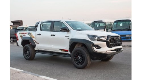 تويوتا هيلوكس TOYOTA HILUX GR SPORTS 4.0L 4WD PICKUP 2024 | 360 CAMERA | POWER SEATS | ALLOY WHEELS | DIFFERENTIAL