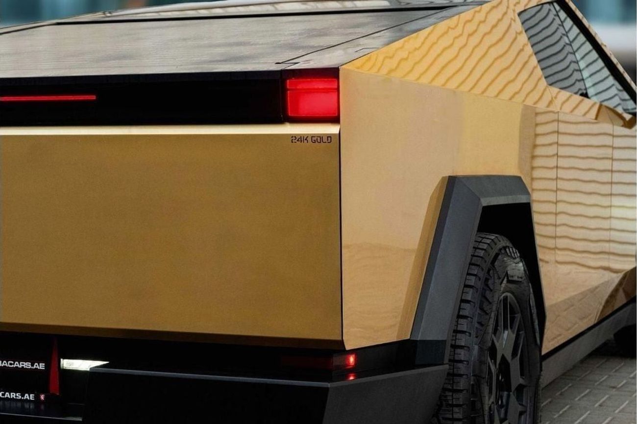 Tesla Cybertruck | 9,792 P.M | 0% Downpayment | 24 Carat Gold-Plated Cybertruck!