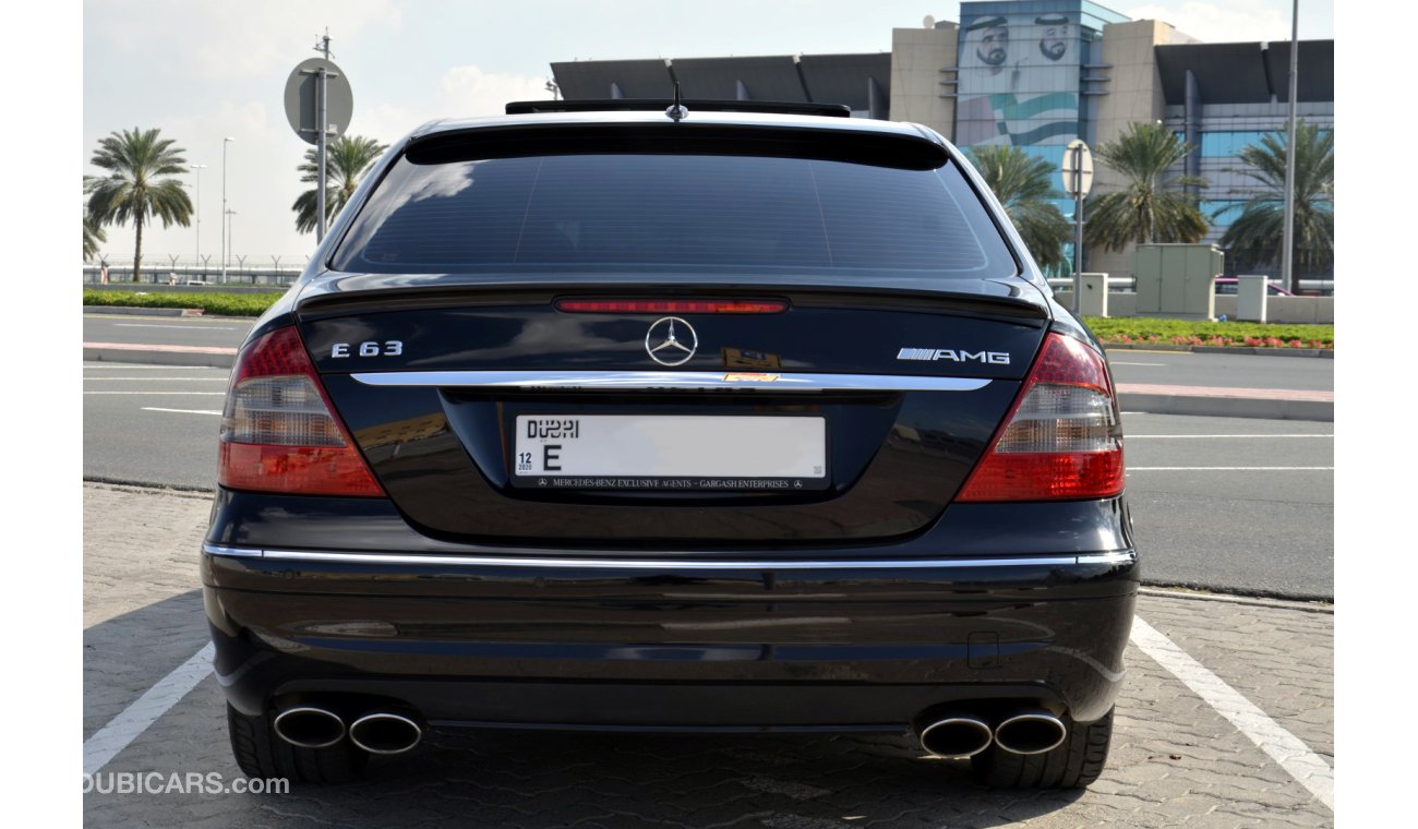 مرسيدس بنز E 63 AMG Fully Loaded in Excellent Condition