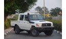 تويوتا لاند كروزر بيك آب 79 DOUBLE CAB PICKUP  V8 4.5L TURBO DIESEL 4WD MANUAL TRANSMISSION