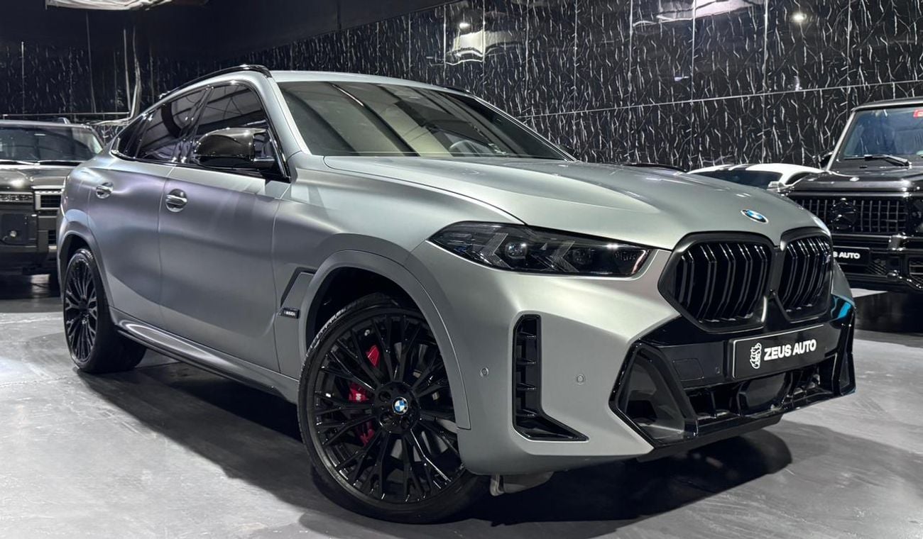 BMW X6 M60i  4.4 L,530hp,GCC,Low Mileage,Excellent,BMW Warranty & Service Till March 2030
