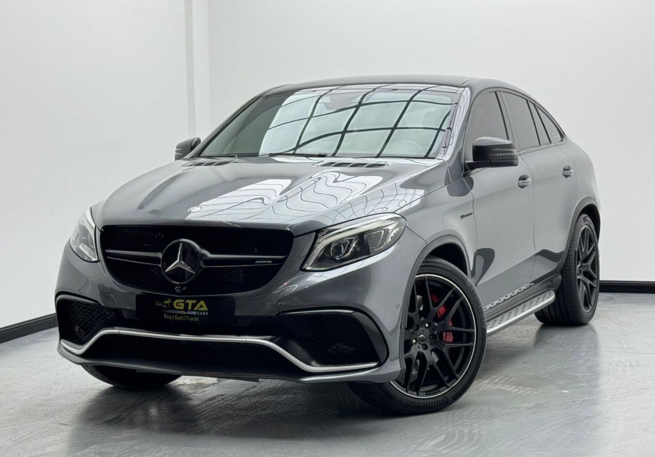 Mercedes-Benz GLE 63 S AMG Coupe 2017 Mercedes-AMG GLE 63 S 4MATIC Coupe, Well Loaded, Service History, GCC