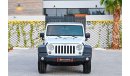 Jeep Wrangler Unlimited  | 2,135 P.M | 0% Downpayment | Spectacular Condition!