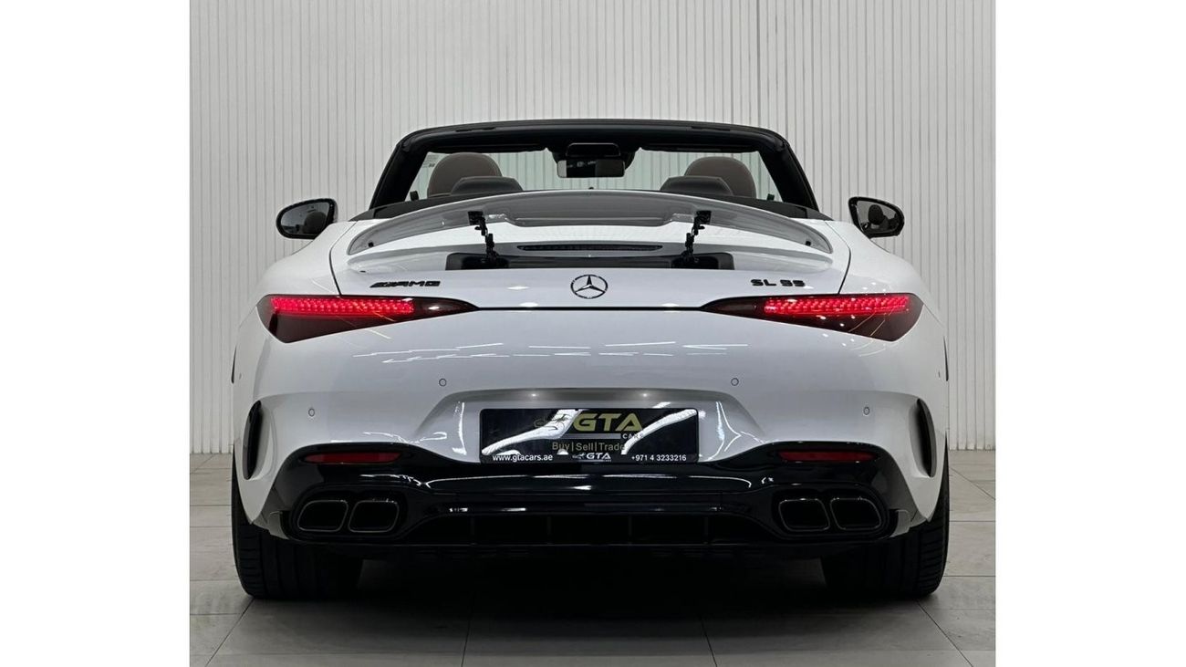 مرسيدس بنز SL 55 AMG 2022 Mercedes Benz SL55 AMG 4MATIC+, August 2028 Mercedes Warranty, Full Options, Low Kms, GCC