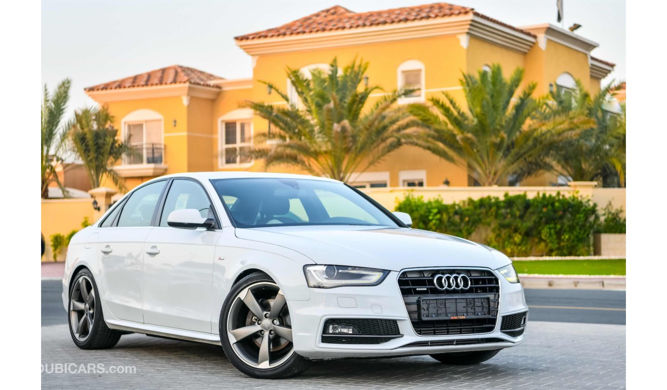 Audi A4 S-Line Quattro - Fully Agency Serviced - GCC - AED 1,058 Per Month - 0% DP