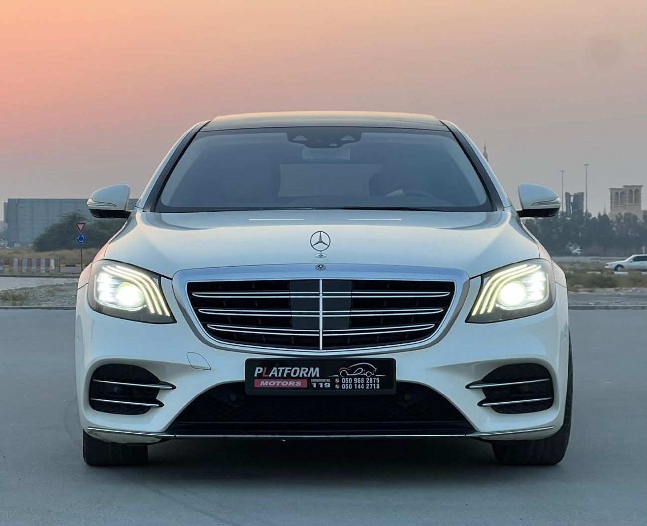 مرسيدس بنز S 450 مرسيدس بينز اس 450 موديل 2018 مواصفات خليجية صبغ وكالة بدون حوادث