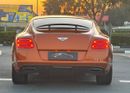 Bentley Continental Mulliner 6.0L Coupe Bentley Continental GT W12 2012 GCC Specs Full Service History in Low Mileage Sp