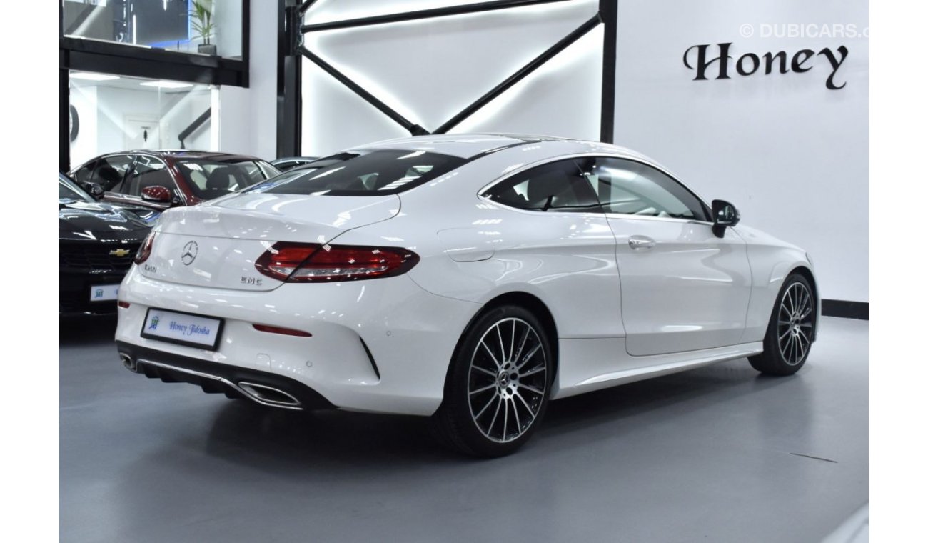 Mercedes-Benz C 200 Coupe EXCELLENT DEAL for our Mercedes Benz C200 Coupe ( 2019 Model ) in White Color GCC Specs