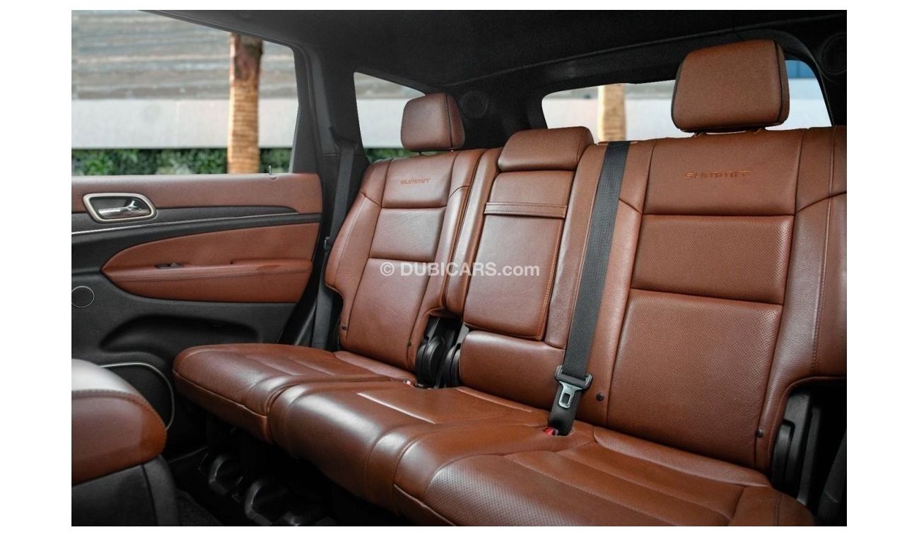 جيب جراند شيروكي Summit Edition | 1,821 P.M  | 0% Downpayment | Excellent Condition!