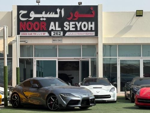 تويوتا سوبرا تويوتا سوبرا GR V6 خليجي 2022 صبغ وكاله بحاله ممتازه بدون حوادث