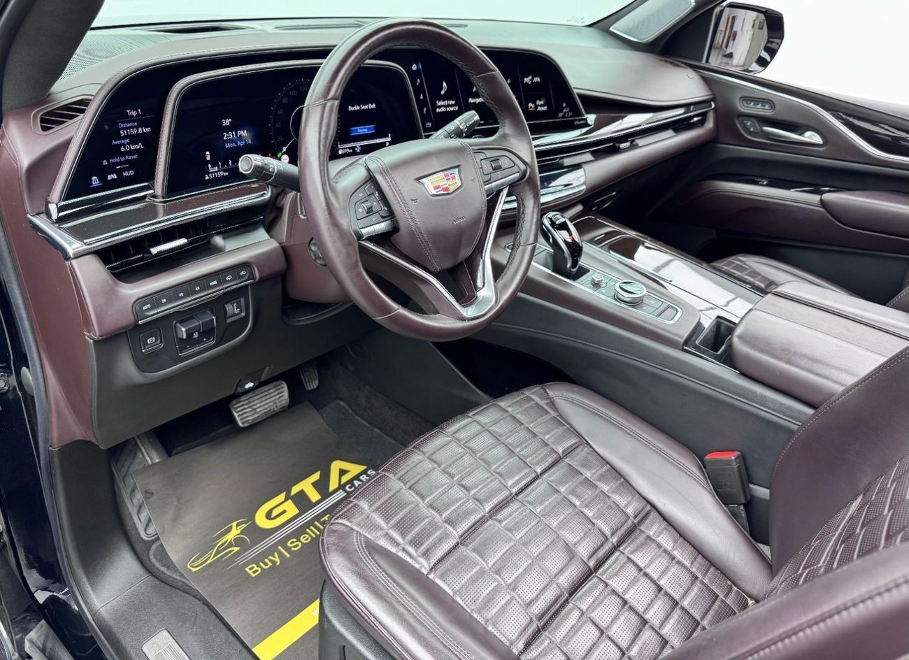 كاديلاك إسكالاد Sport Platinum 6.2L 4WD 2021 Cadillac Escalade 600 Sport, Cadillac Warranty + Service Pack, Fully Lo