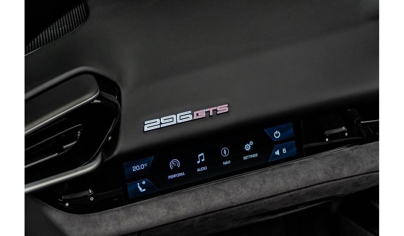 فيراري 296 GTS 3.0T V6 Spider F1 DCT RIGHT HAND DRIVE