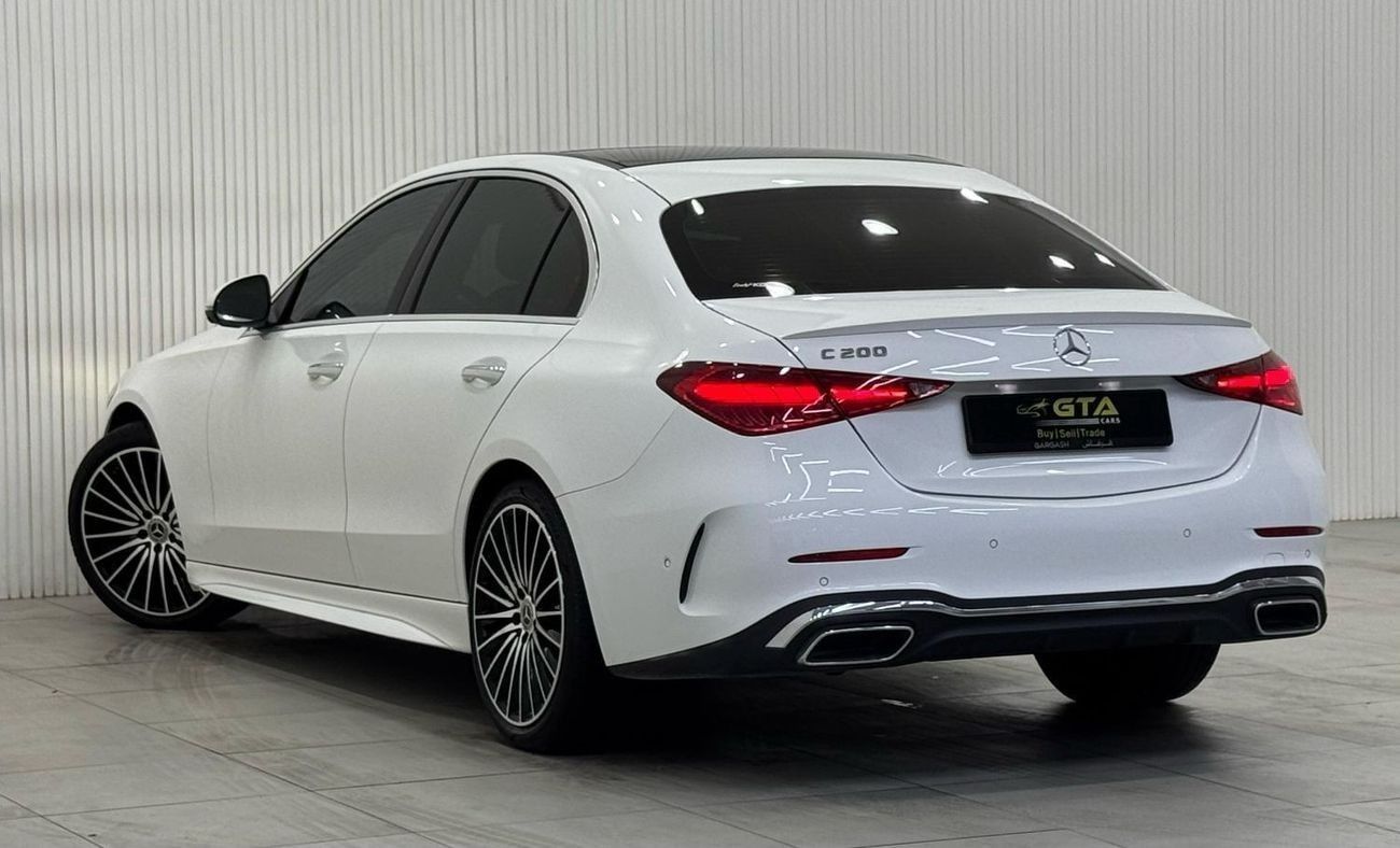 مرسيدس بنز C 200 Premium 2.0L 2024 Mercedes Benz C200 AMG, 2 Years Mercedes Warranty, Very Low Kms, GCC