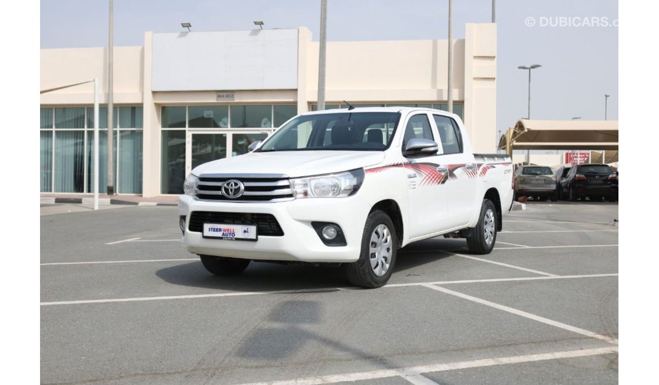 تويوتا هيلوكس 4X2 DUAL CABIN GLS FULLY AUTOMATIC PICKUP 2016 WITH GCC SPECS