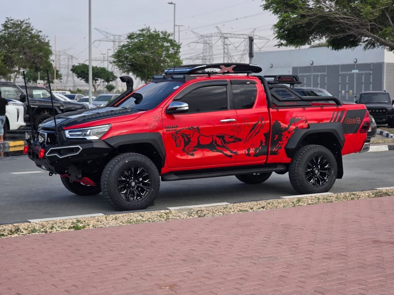 Toyota Hilux 2016 | 2.8L DIESEL | MT | RHD | GR SPORTS MODIFIED | SMART CAB | HEAVY BULL BAR WITH LED LIGHTS | RO