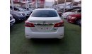 Nissan Sentra GCC model 2016 without accidents, white color, beige interior, Android screen, rear camera, in excel