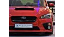 Subaru Impreza WRX ORIGINAL PAINT ( صبغ وكاله ) ONLY 84000 KM! EXCELLENT CONDITION Subaru WRX AWD 2016 Model! GCC Specs