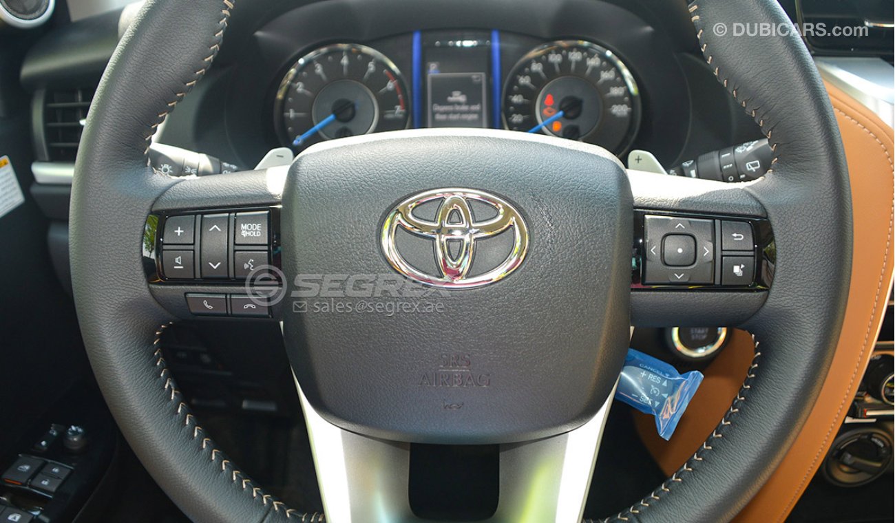 تويوتا فورتونر Toyota Fortuner 2020YM 4.0L V6 PETROL A/T VXR PLATINUM Full option-2.7&Diesel Available-White color