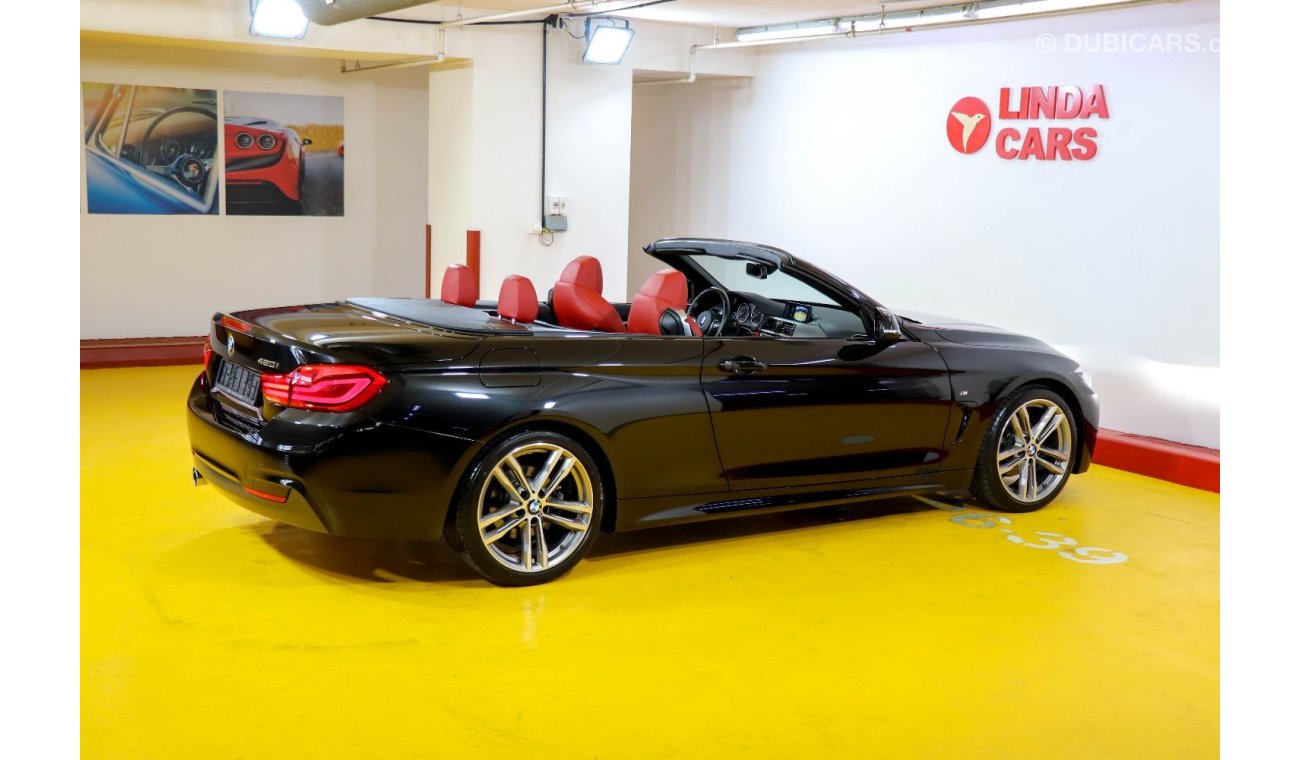 بي أم دبليو 420 BMW 420i M-Kit Convertible 2018 GCC under Agency Warranty with Flexible Down-Payment.