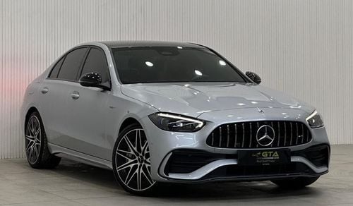 مرسيدس بنز سي 43 ايه ام جي 2.0L 2023 Mercedes Benz C43 AMG 4MATIC, May 2028 Mercedes Warranty, May 2025 Mercedes Service Pack,