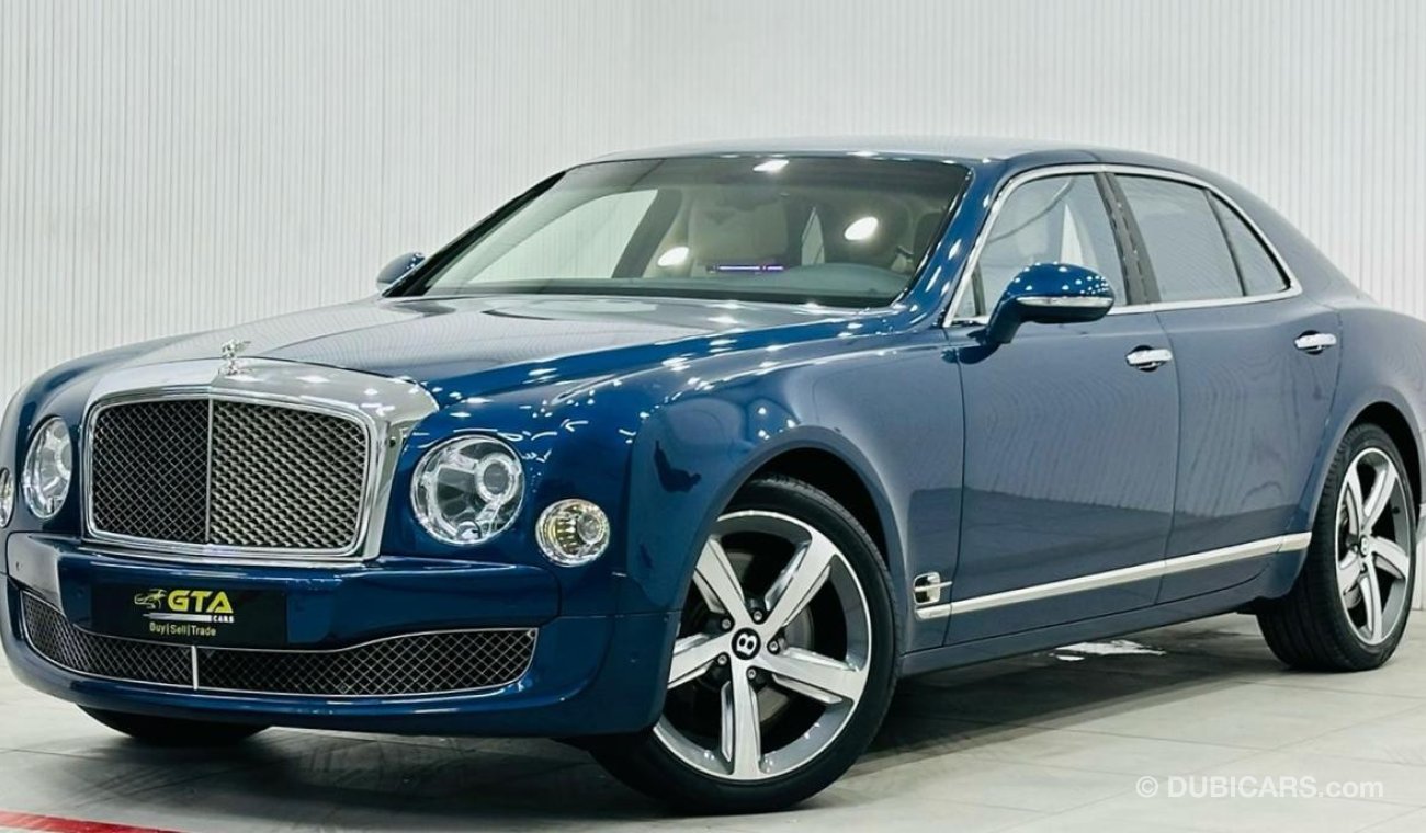 بنتلي مولسان 2016 Bentley Mulsanne Speed, Service History, Full Options, Low Kms, Excellent Condition, GCC