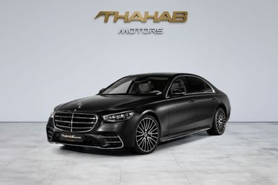 مرسيدس بنز S 500 2021 | MATTE BLACK | AWD 4MATIC | MERCEDES-BENZ S-CLASS S 500 | FULL OPTION | PERFECT CONDITION