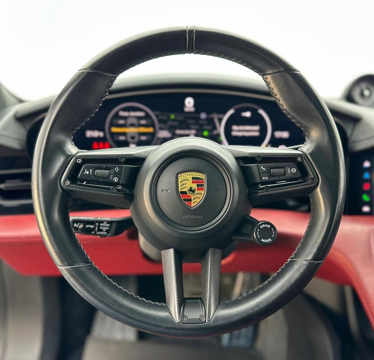 بورش تايكان 2021 Porsche Taycan Turbo S, 04/2026 Porsche Warranty, Porsche Full Service History, GCC