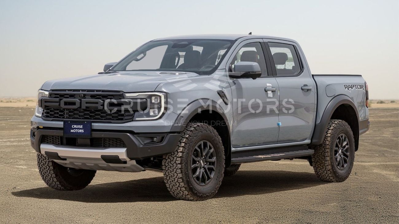 فورد رينجر رابتور Automatic - 3.0L - Petrol - Pick Up - 4WD - 5 Seats - 4 Doors - GREY