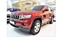 جيب جراند شيروكي ONLY 66000 KM! Jeep Grand Cherokee 2013 Model! In Red Color! Gcc Specs