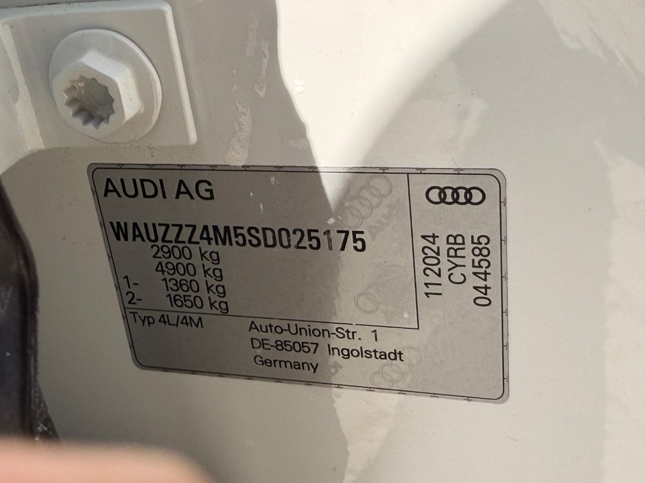 أودي Q7 Quattro Export from Australia