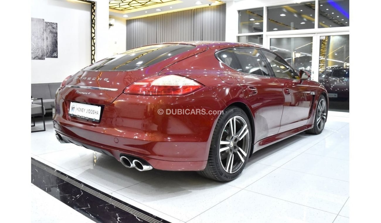 Porsche Panamera EXCELLENT DEAL for our Porsche Panamera 4 ( 2012 Model ) in Red Color GCC Specs