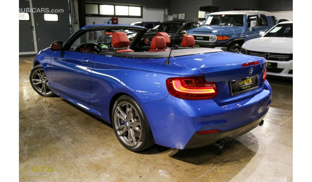 بي أم دبليو M235 2016 BMW M235i Convertible, BMW Warranty + Service Package, Full Service History, GCC, Low Kms