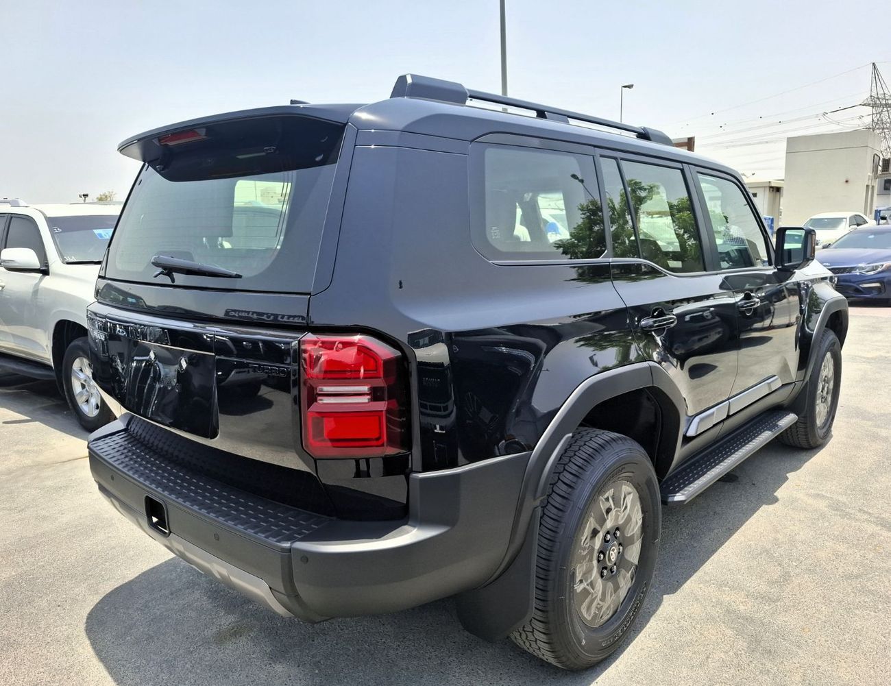 Toyota Prado Toyota Prado Luxury 2.4L 2025 GCC Black inside Brown Petrol Radar (Export Only)