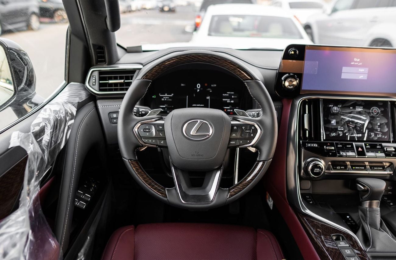 لكزس LX 600 SIGNATURE 2026 Lexus LX600 Turbo sport 3.5L Twin-Turbo AT Petrol (Black-red)