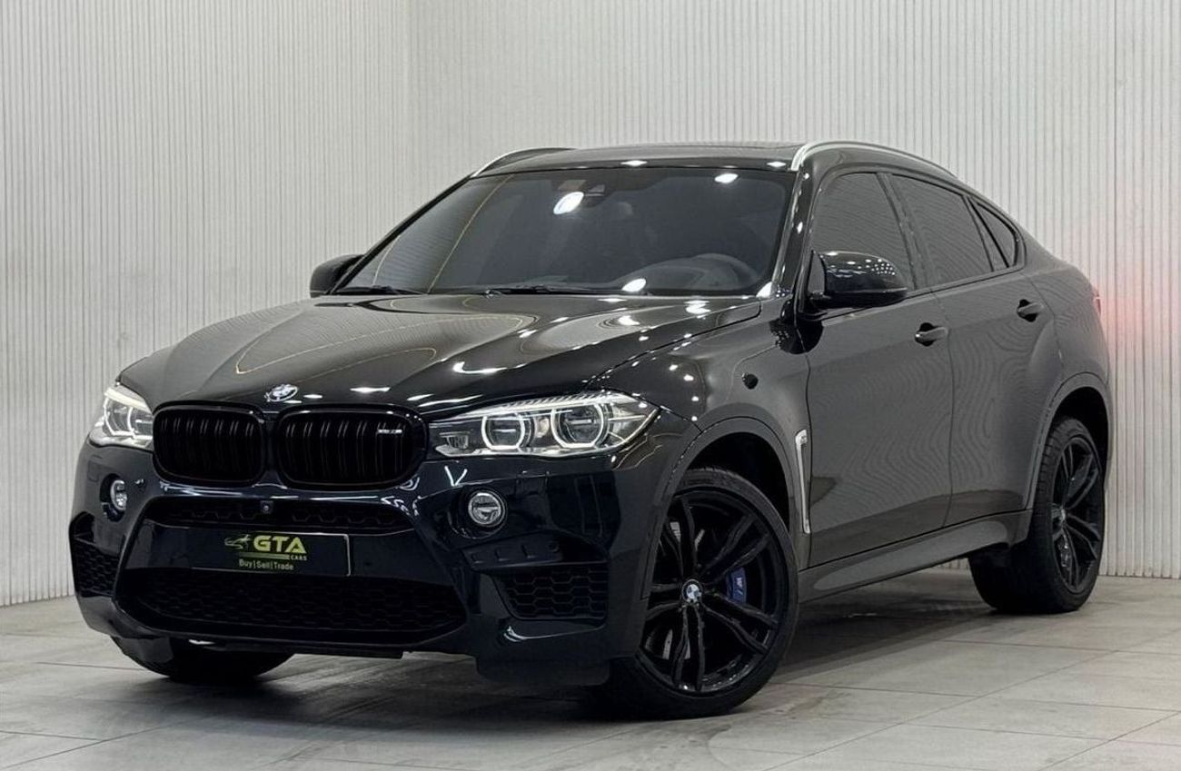 بي أم دبليو X6 M Std 4.4L 2018 BMW X6M M-Power, Warranty, Oct 2025 BMW Service Pack, Carbon Fiber Package, GCC