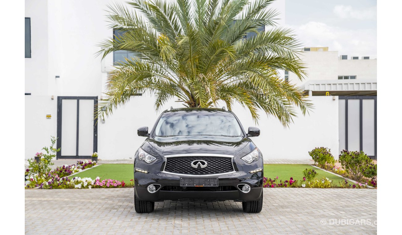 Infiniti QX70 AED 2,233 Per Month! | 0% DP | V6 - Immaculate Condition