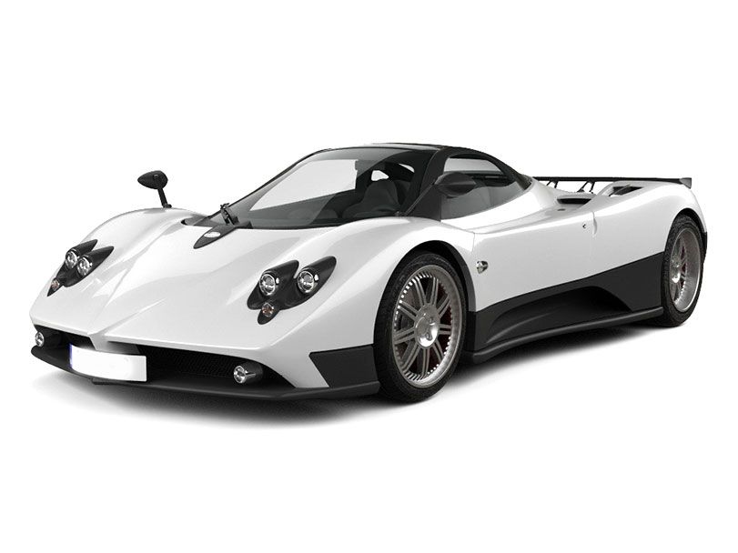 Pagani Zonda F cover - Front Left Angled