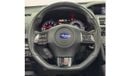سوبارو امبريزا WRX 2021 Subaru WRX STI Manual Transmission, Warranty, Full Subaru Service History, GCC
